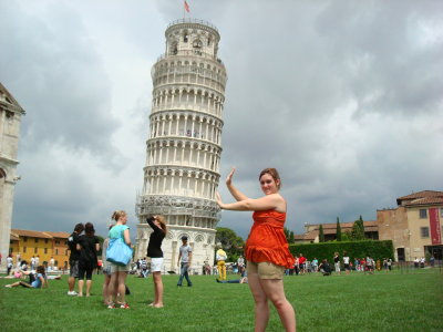 Megan - Leaning tower
