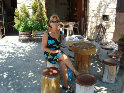 Outside winery