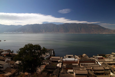 Shuanglang viewd from hill top