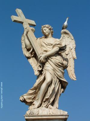 Rome-Sculpture of an Angel