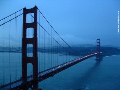 Night Falls on Golden Gate