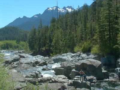 Kennedy River on Vancouver Island