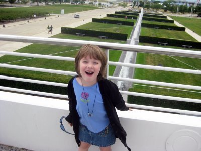 Sylvi at the Milwaukee Art Museum