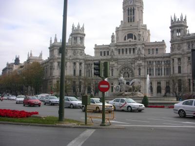 the post office building in madrid