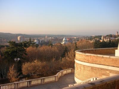 overlooking madrid