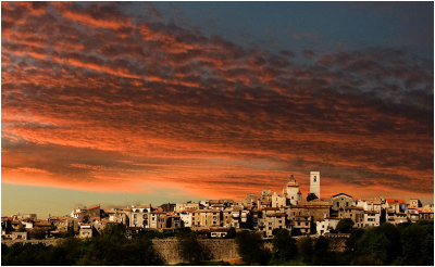 Paul de Vence at sunset