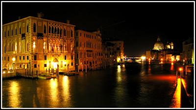 Venice - Canal Grande at night