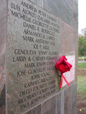 Name of loved ones who have died from AIDS