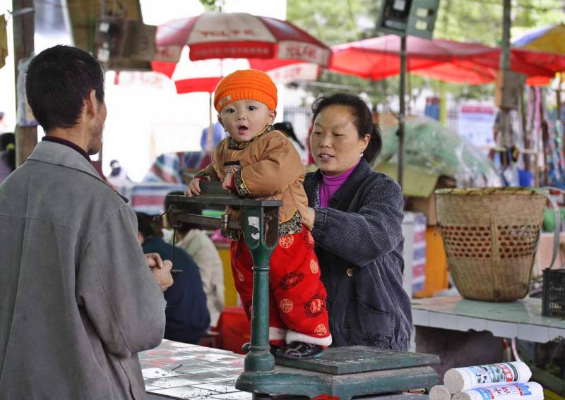 I weigh how much?  Jishou City, Hunan Province, China