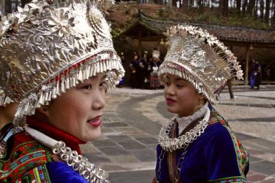 Nanhua Village in Guizhou Province: Traditional silver work
