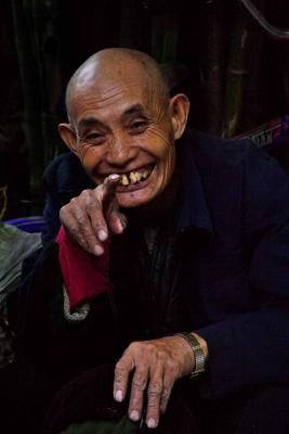 Smiling elder. Jishou City China. .jpg