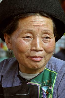 Miao Elder in Horseneck, China.