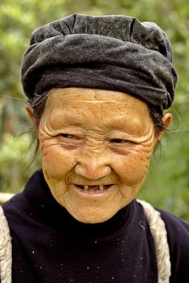 Tujia elder farmer, Ping Shan Po Village