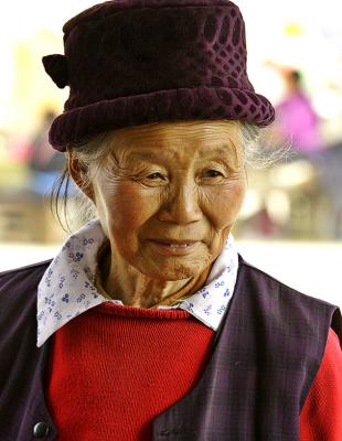 Tujia elder. Yuanjajie, Hunan Province, China