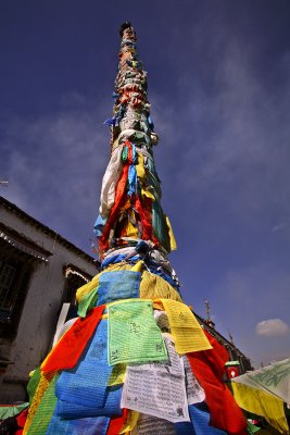 Prayer flags, Lhasa.