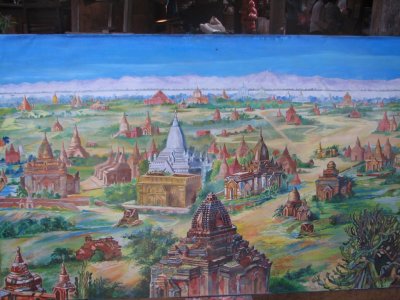 Bagan in a Wall Picture