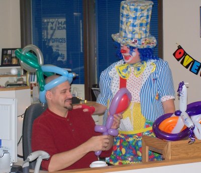 Birthday Clown Ambust at City Hall