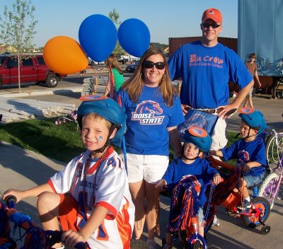 The Blue Crew Cheers on BSU