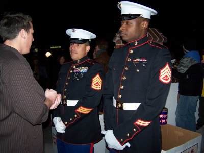 Marines Collecting Toys for Tots