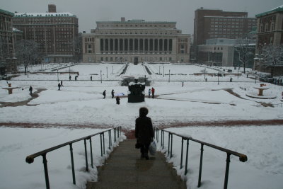 Columbia in the Snow