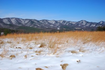 The Mountains at Primland after a Winter Snow