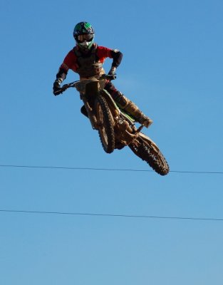 In Flight at Center Road Motocross