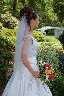 Bridal at Sobotta Manor's English Gardens