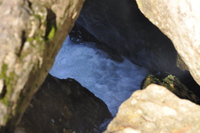 Underground waterfall