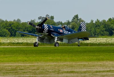 F4U Corsair Taking Off