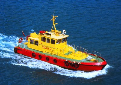 Golden Horn Colorful Boat.