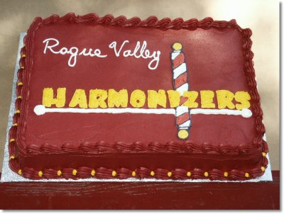 Harmonizer Cake Presented at Picnic