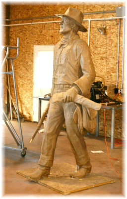 Manuel Bronze of John Wayne