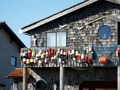 Colorful Fishing Net Buoys