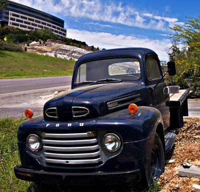 Thanks to a viewer of this gallery, this truck has been identified as a 1948 Ford 