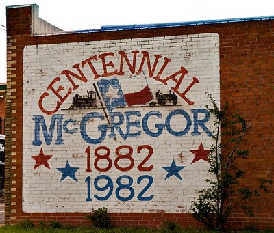 The McGregor Centennial Wall