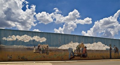 Taken in Stamford, TX. Where the sky becomes part of the wall.