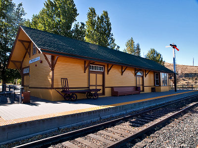 The Wabuska, NV station at Carson City, NV