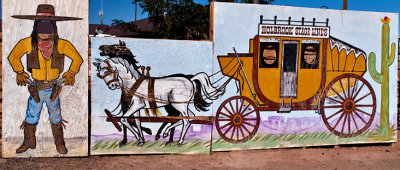 Seen outside the Holbrook, AZ visitors center