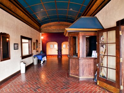 A shot of the entrance hall to the lobby