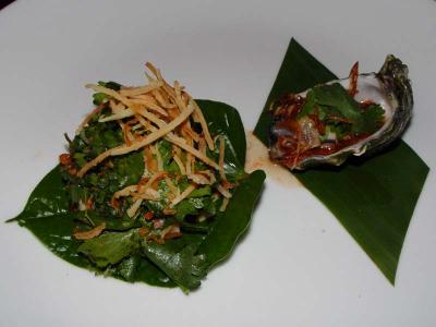 Longrain Prawn & Oyster Starter