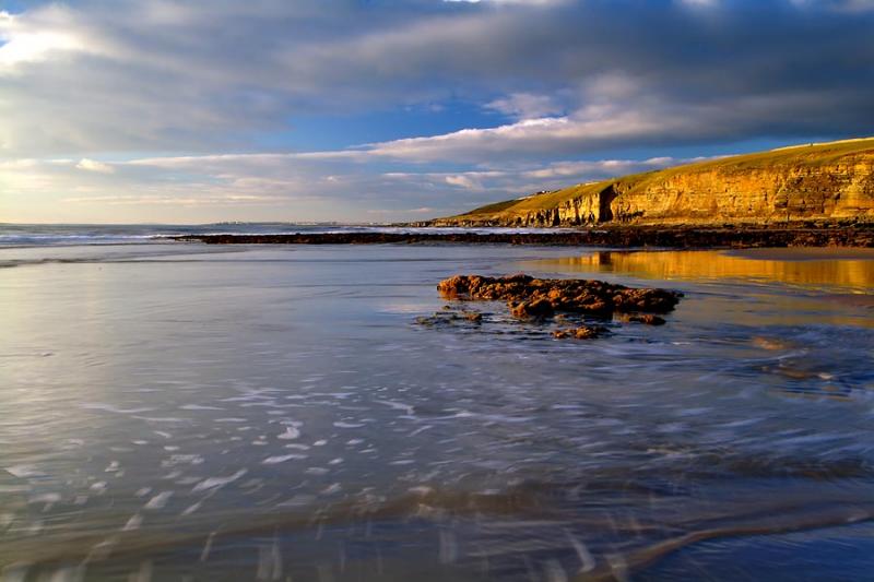 Looking towards the Ogmore Deeps.