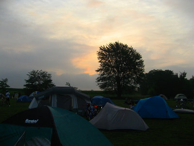 One of many campgrounds