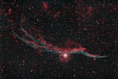 The Veil nebula ( NGC6960) in Cygnus