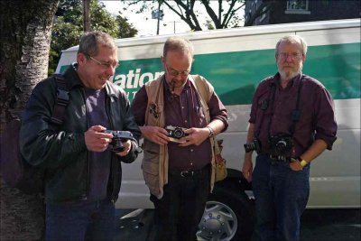 Chris Cameron, Tom Abrahamsson, Ed Schwarzreich (photo by Alex Shishin)