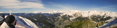 Panorama from above Canillo