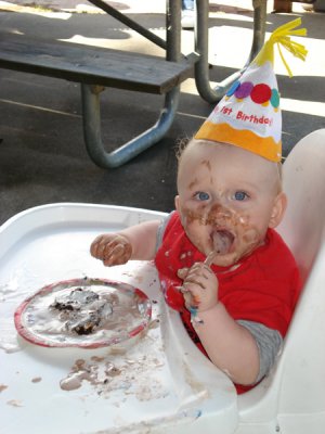 My Grandson, Lucas celebrates his 1st birthday
