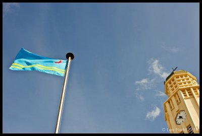 Aruba Flag and Spire