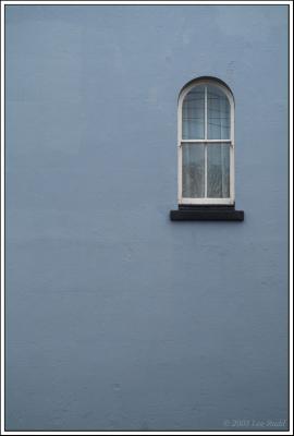 Blue Wall, White Window