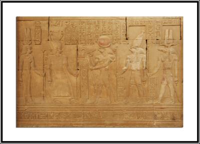 Hieroglyp to Sobek and Horus