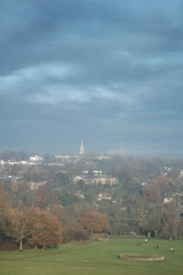 smoke over north London